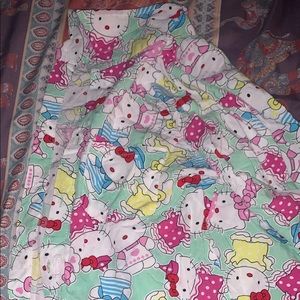 Hello kitty button down long sleeve